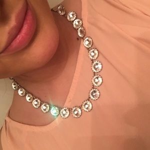 J. Crew Factory Brass-plated Crystal Necklace